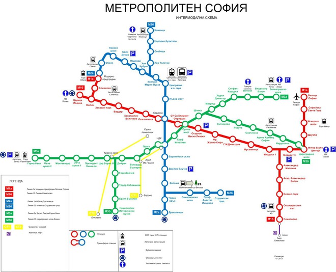 линии на метрото