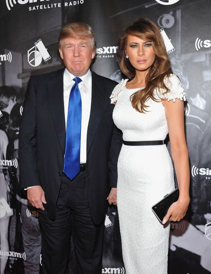 Доналд Тръмп със съпругата си в Ню Йорк