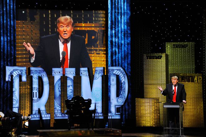 Доналд Тръмп на сцената на Comedy Central