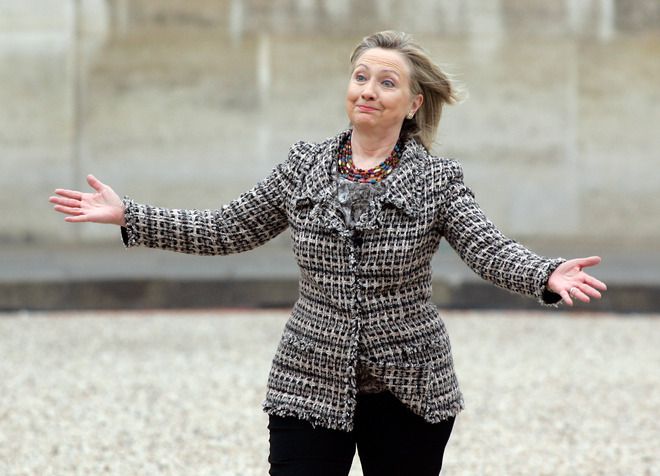 Хилари Клинтън в Париж