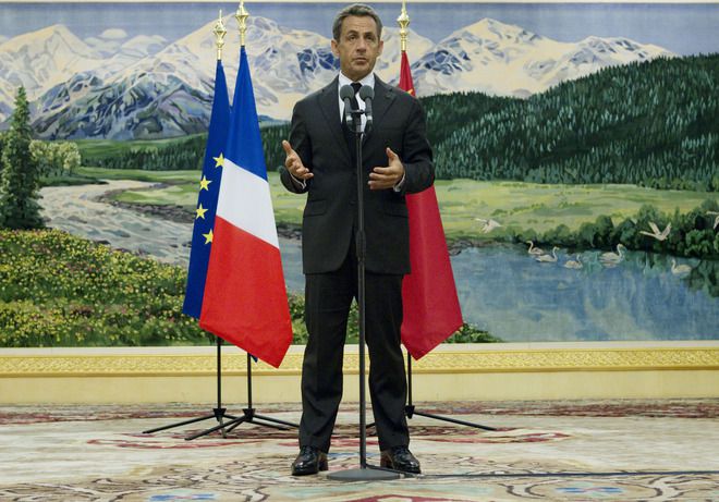 Никола Саркози в Китай