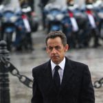 Никола Саркози при тържество в Париж