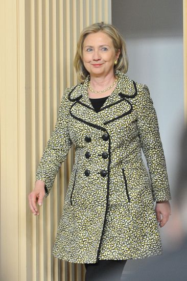 Хилари Клинтън в Лондон