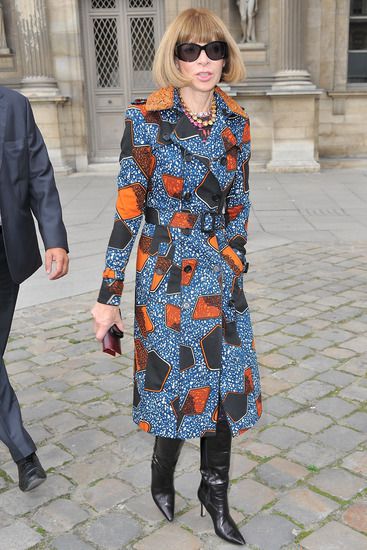 Ана Уинтур на Paris Fashion Week
