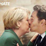 Лидерите на Германия и Франция в кампанията UNHATE