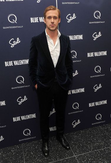 Райън Гослинг на премиерата на Blue Valentine