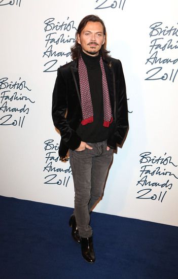 Матю Уилямсън на Британските награди за мода 2011