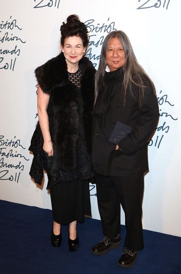 Одет Глийсън и Джон Роше на Британските награди на модата 2011
