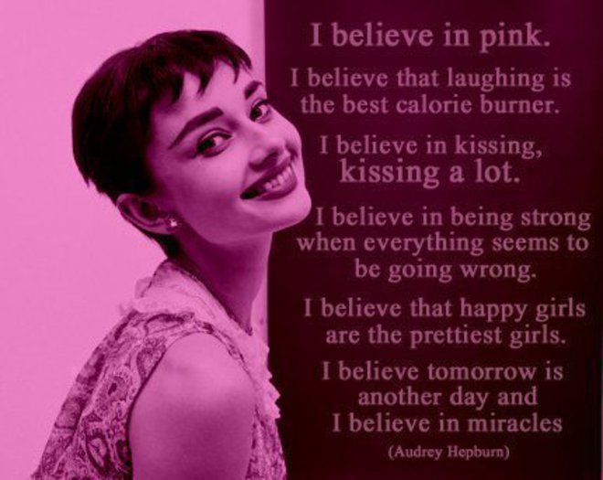 I believe in pink