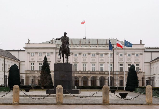 Президентският дворец във Варшава