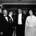 Джон Кенеди и първата дама Жаклин на бала след клетвата