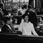 Джаки и Джон Кенеди посрещат краля на Мароко във Вашингтон