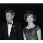 Джаки и Джон Кенеди на церемония в Белия дом, януари 1963
