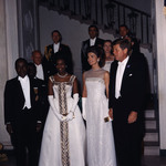 Семейство Кенеди на вечеря с президента на Кот д'Ивоар