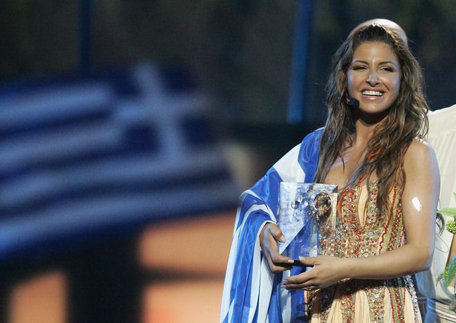 Елена Папаризу печели Евровизия 2005