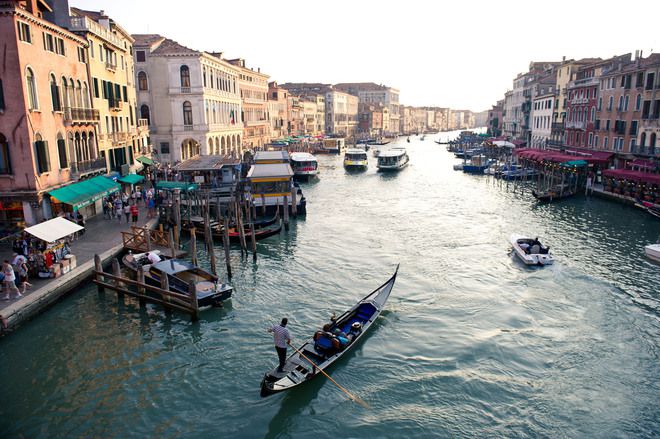 Венеция: Изглед към Канале Гранде