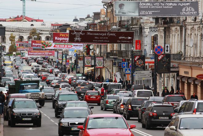 Трафикът в Киев