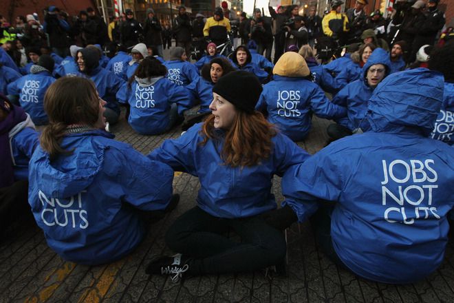 Жива верига в Чикаго