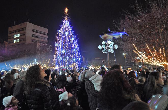 Коледната елха на Благоевград