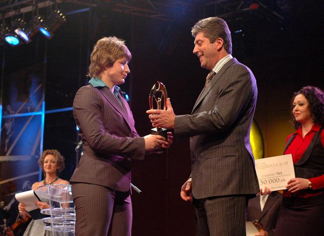 Станка Златева, спортист на годината 2007