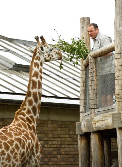 Кевин Джеймс в зоопарка