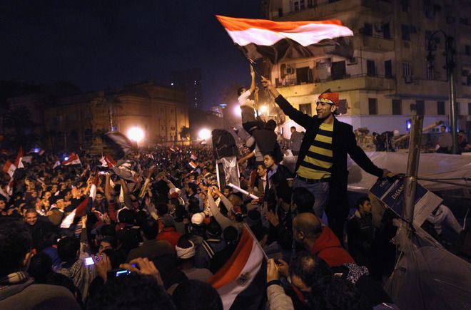 На площад "Тахрир"