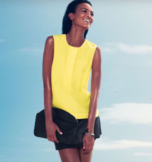 пола от шифон и кожа, $99, кожен клъч, $70