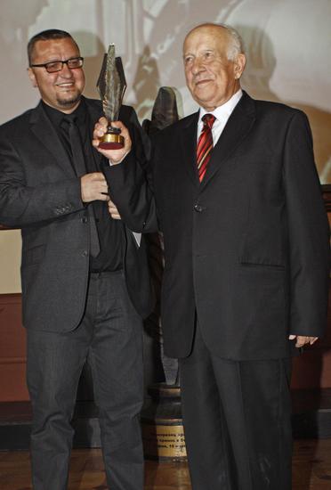 Мартин Карбовски на наградите "Черноризец Храбър 2011"