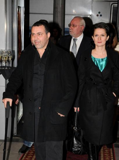Христо Мутафчиев и съпругата му Елица