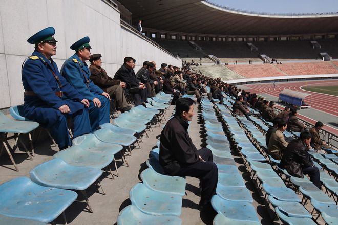 На мач в Пхенян