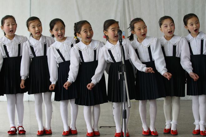 Детски хор в Пхенян