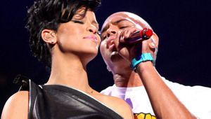 Риана, когато още беше с Крис Браун