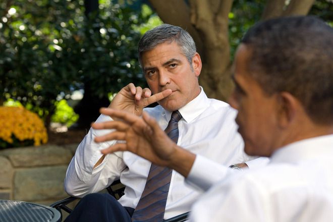 Джордж Клуни в Белия дом