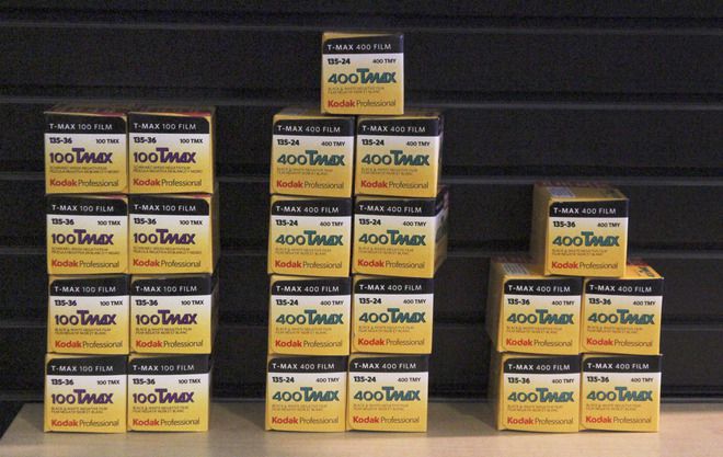 Черно-бяла фотолента "Кодак"