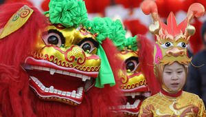 Дракони празнуват китайската нова година