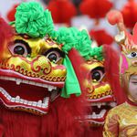 Дракони празнуват китайската нова година