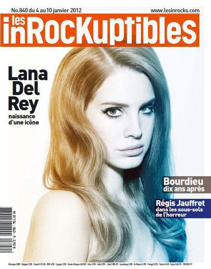 Лана на корицата на Les Inrockuptibles