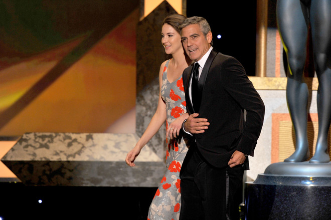 Джордж Клуни с "дъщеря си"