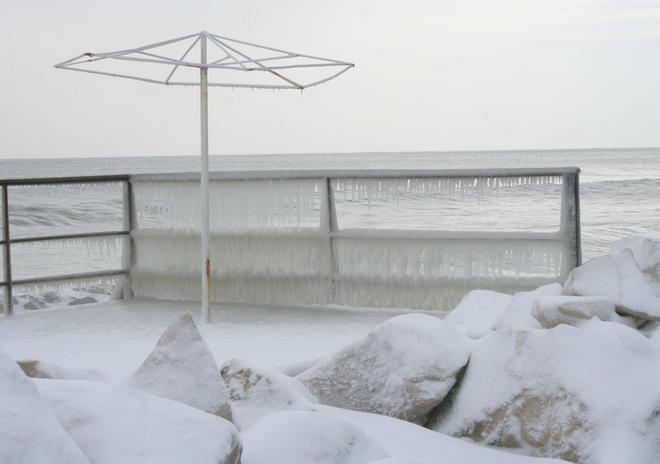 Леден плаж в Балчик