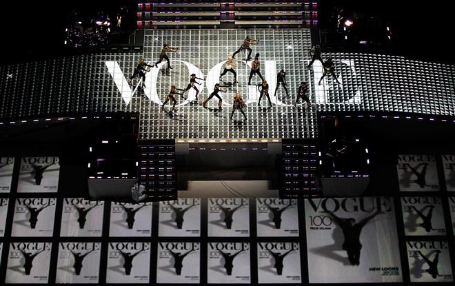 Мадона, Vogue, Супербоул 2012