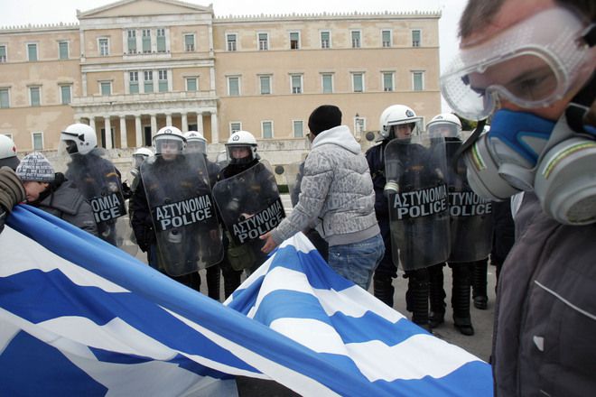 Обща стачка в Гърция