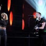 Риана и Крис Мартин на наградите Грами 2012