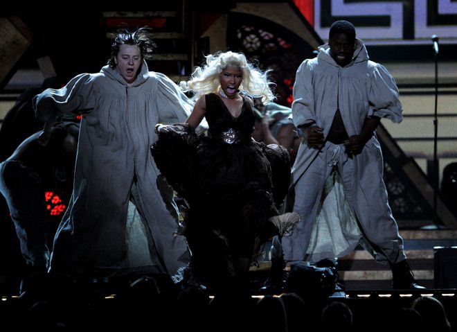 Ники Минаж на "Грами 2012"