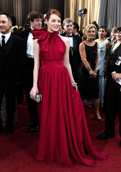 Ема Стоун на Оскар 2012