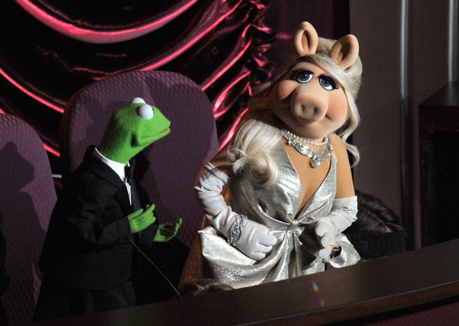Мис Пиги и Кермит на Оскарите