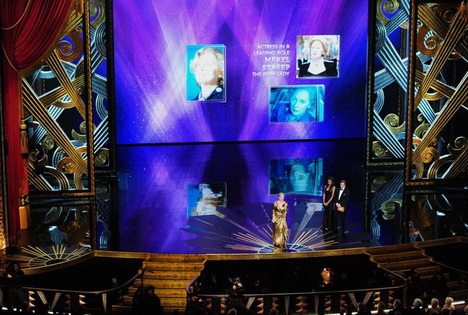 Мерил Стрийп на Оскар 2012