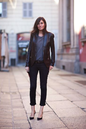 Кожено сако