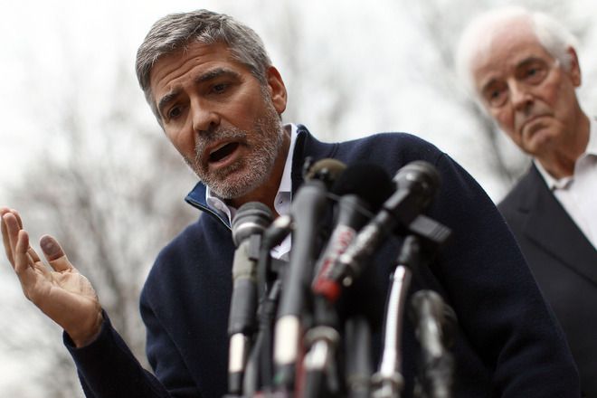 Ораторът Джордж Клуни