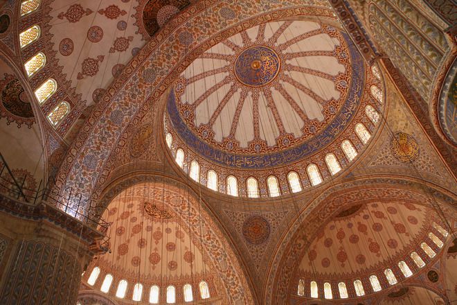 Истанбул: Куполите на "Султан Ахмед"