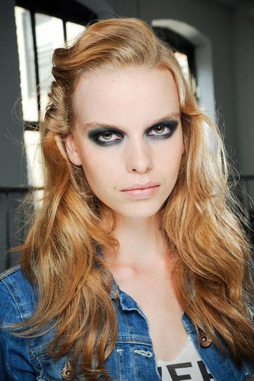 Силно опушен грим